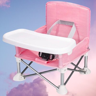 Chaise Pliante - BabyBoosterSeat™ - Rose - Monde Poussin