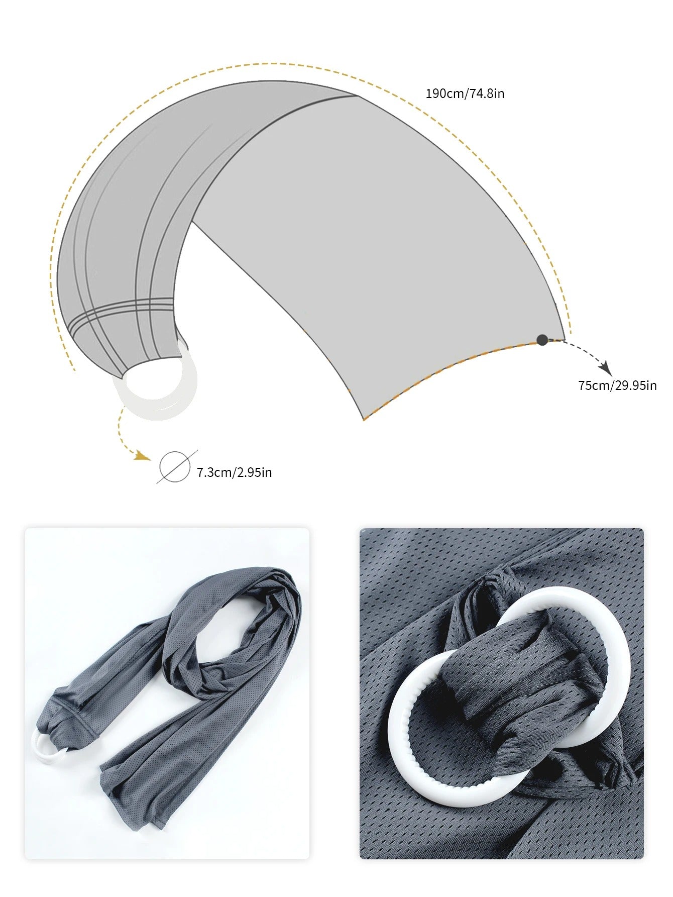 echarpe -image de la boucle