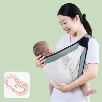 Porte Bébé - BabyCarrier™ - Vert avocat - Monde Poussin