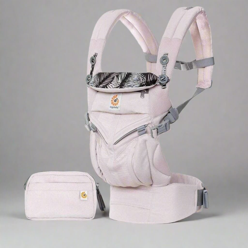 Porte Bébé - BreathBabyBag™ - Rose Maille - Monde Poussin