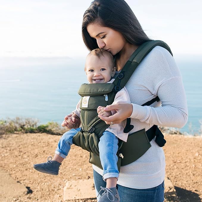 Porte Bébé - BreathBabyBag™ - Vert Olive - Monde Poussin