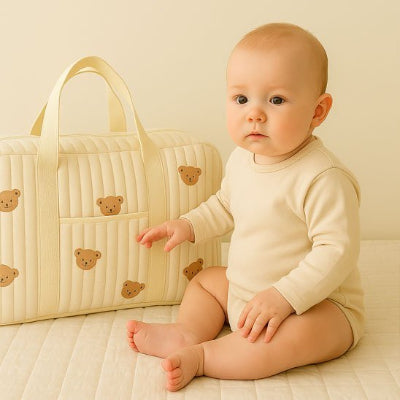 Sac a langer bebe | Multifonctionnel Élégant - Monde Poussin