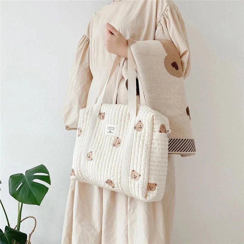 Sac à Langer - MamHandbags™ - Ours - Monde Poussin
