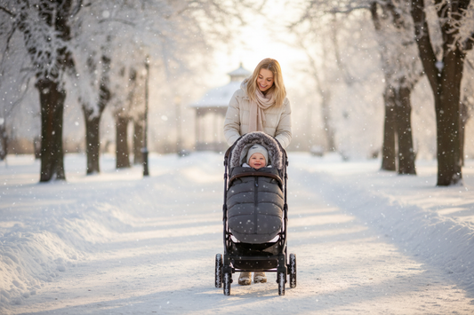 "Les bienfaits des promenades hivernales pour bébé"