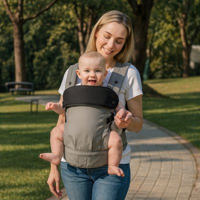 Porte-bébé ergonomique physiologique pour porter bébé en toute sécurité et confort