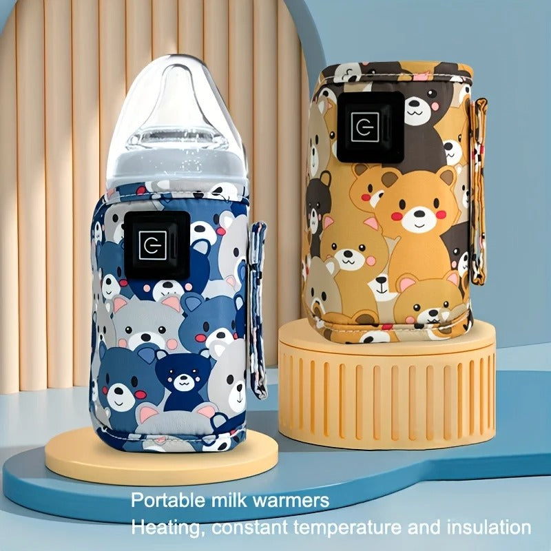 chauffe-biberon-portable-usb-avec-housse-isotherme-motif-oursons