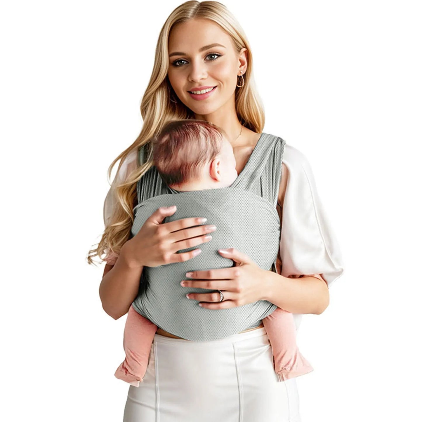 Echarpe de portage gris claire 