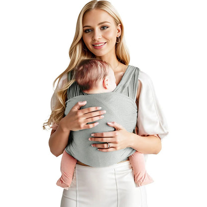 Echarpe de portage gris claire 