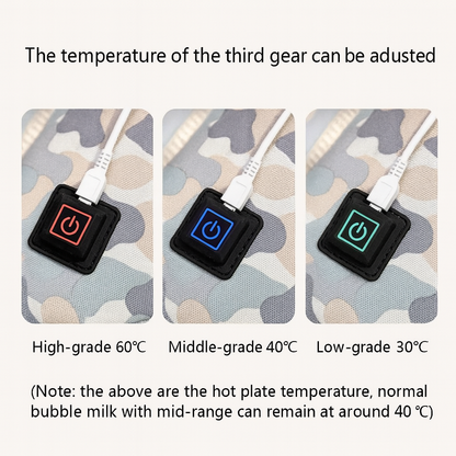  panneau-de-contrôle-du-chauffe-biberon-usb-avec-trois-niveaux-de-température-indiqués-par-des-lumières-led-rouge-bleu-et-vert-et-valeurs-60c-40c-30c