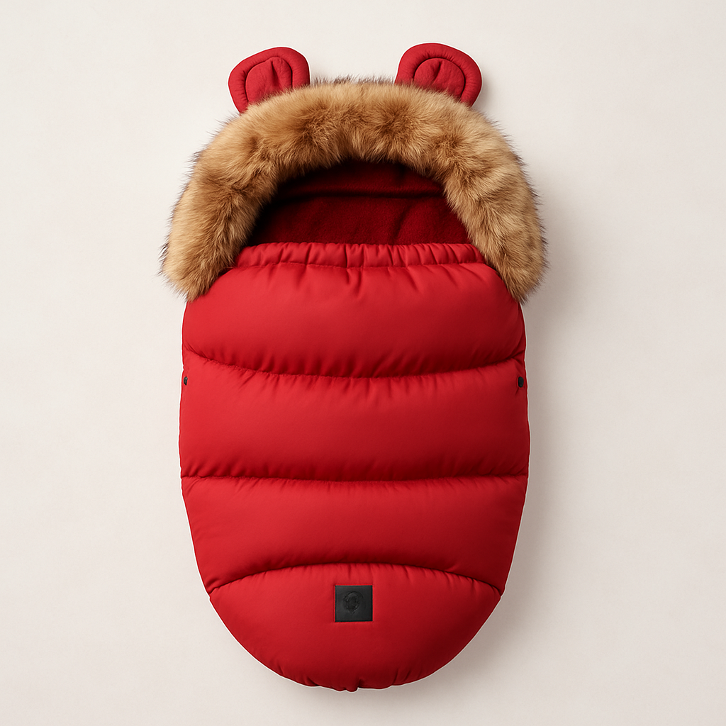 chanceliere-ourson-rouge-bebe-hiver-fourrure