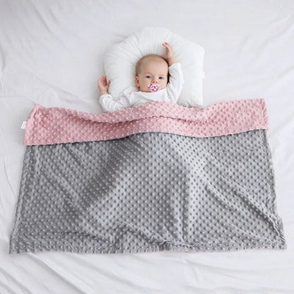 Couverture bébé coucheé avec coussin 