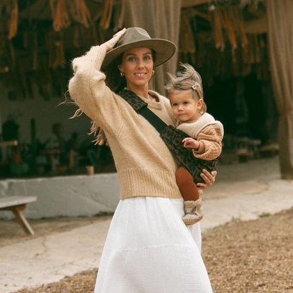 Echarpe de portage | Confort Mains Libres - Monde Poussin