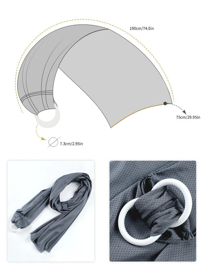 echarpe -image de la boucle 