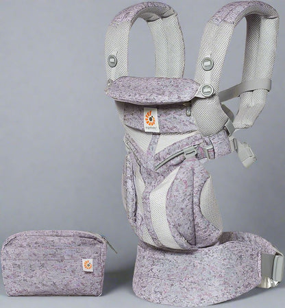 Porte Bébé - BreathBabyBag™ - Mauve Lavande - Monde Poussin