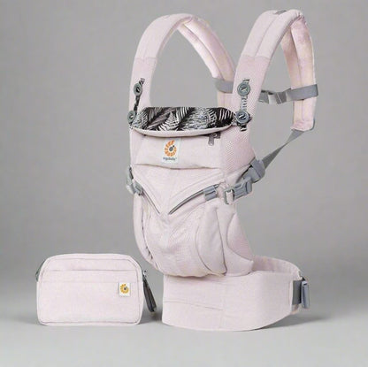 Porte Bébé - BreathBabyBag™ - Rose Maille - Monde Poussin