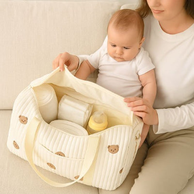 Sac a langer bebe | Multifonctionnel Élégant - Monde Poussin