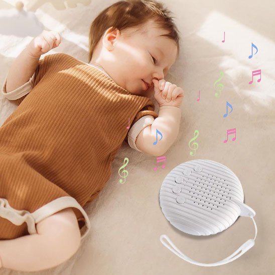 Veilleuse bébé bruit blanc portable avec sons apaisants pour le sommeil