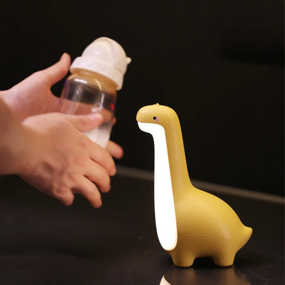 veilleuse bébé dinosaure lampe nuit pour biberon éclairage doux sans fil